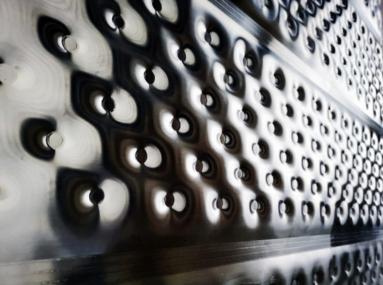 품질  Stainless Steel Pillow Dimple Plate Heat Exchanger Chillers 공장