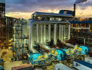 수분 해제용 연속 강제 순환 소금물 Mvr 증발기 440V