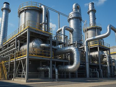 낙하막 다중 효과 증발기 폐수 처리 장비