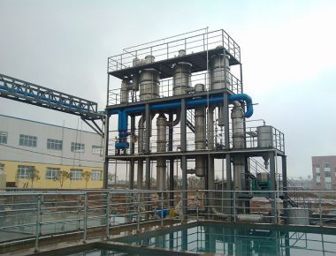 1600LPH 다중 효과 증발기 진공 결정 장비 폐수 처리용