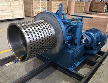 연속 크리스탈 분리 및 탈수 소금 밀기 원심분리 시스템