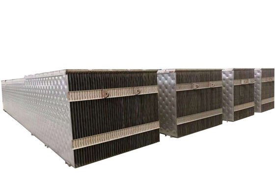 돋을새김된 용접 베개 판을 가진 12x2m SS304 316L 보조개 판 열교환기
