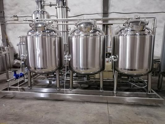2000Lbs CBD 기름 적출 장비 저온 에탄올 생산